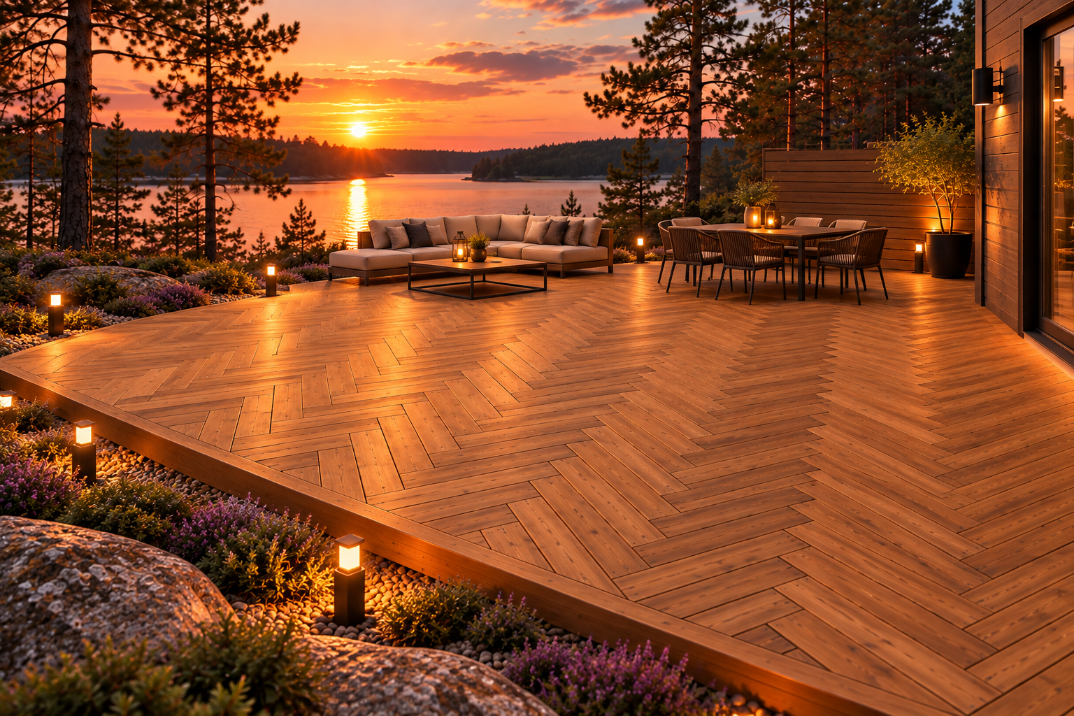 Patio Custom – mittatilausterassi oleskeluun ja ruokailuun